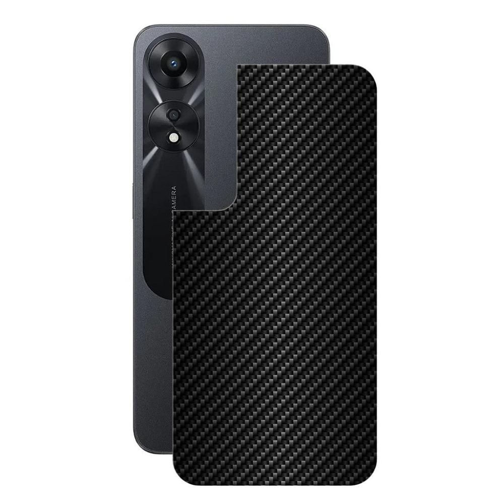 Película Oppo A78 5G -Traseira Fibra Carbono Preta- Gshield