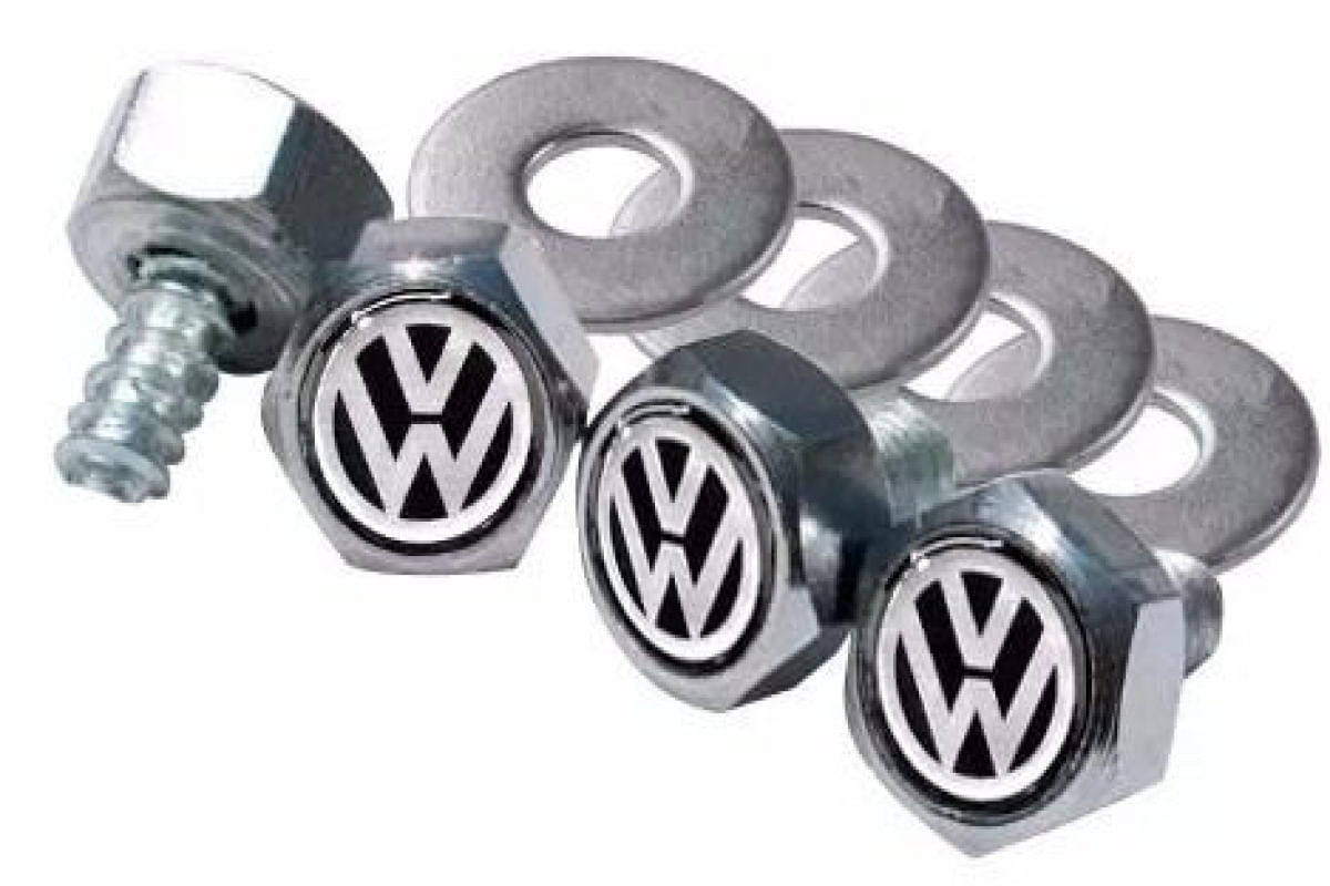 Parafusos De Placa Logomarca Emblema VW Volkswagen