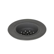 Ralo de Pia 8,5cm x 5,5cm Cinza em Silicone