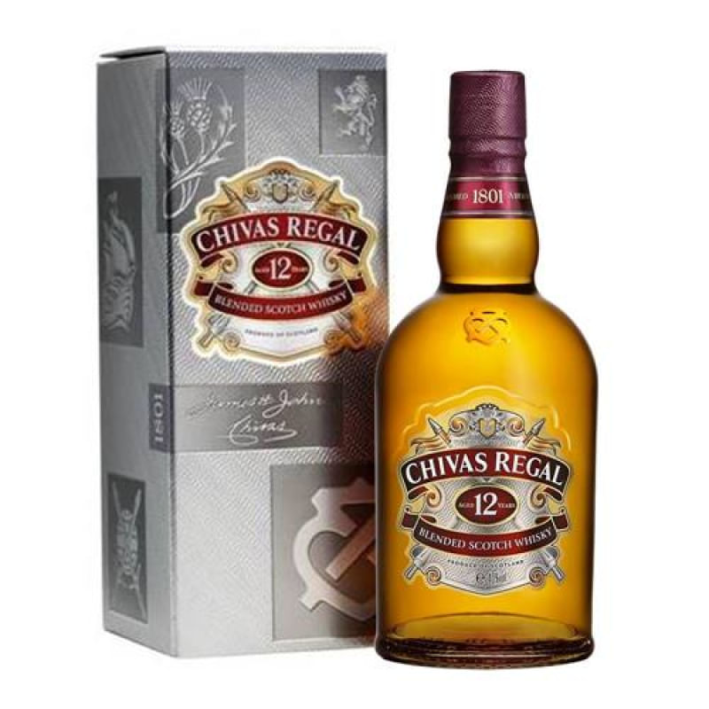 Whisky Chivas Regal 12 anos Blended Scotch 1000ml