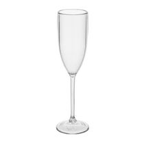 Taça de Champanhe 150ml Natural em Policarbonato