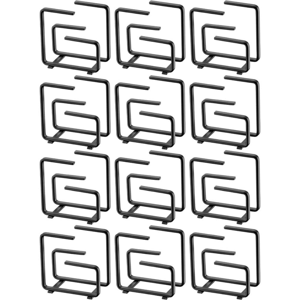 Encontraproduto.com.br - 12 Porta Guardanapos Preto Fosco para Lancherias Bares Cafeterias Organizadores Gaia Schmitt