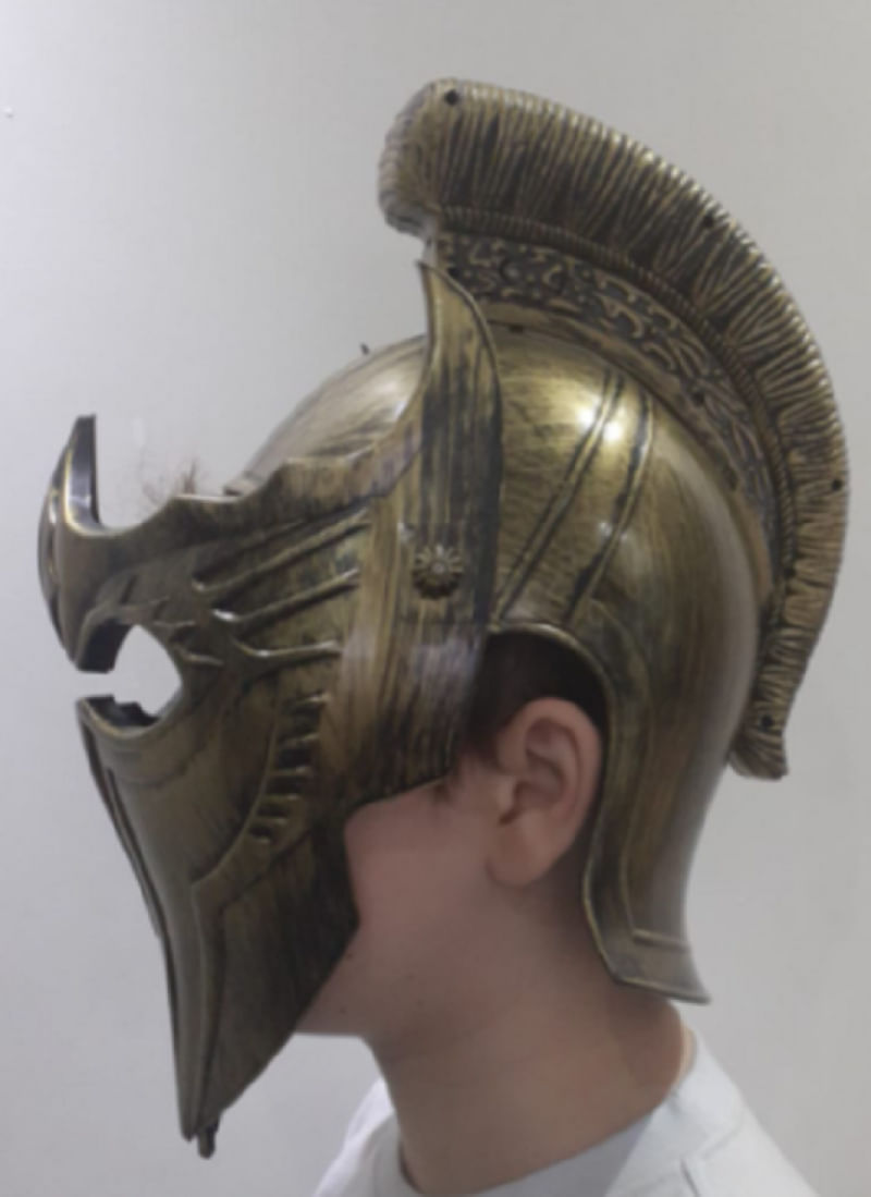 Fantasia Capacete Guerreiro Romano Gladiador