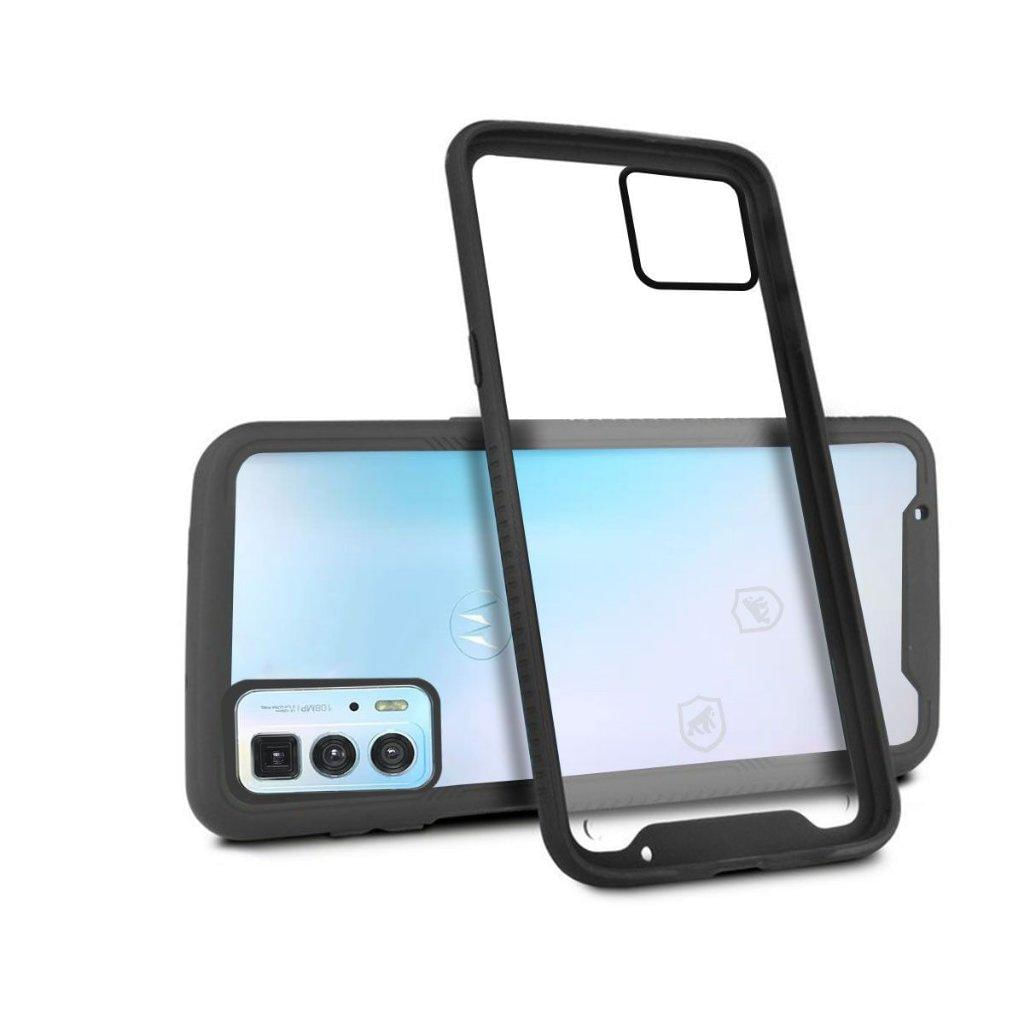 Capa Stronger Preta para Motorola Moto Edge 20 pro - Gshield
