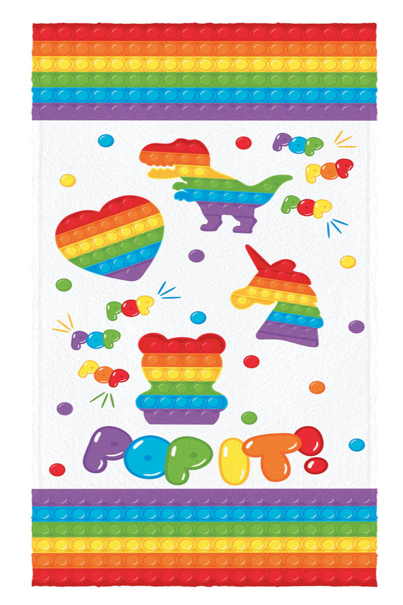 Toalha de Banho Infantil Divertida Lepper Pop It