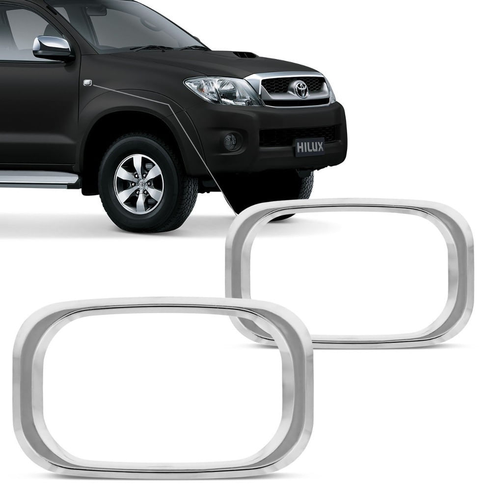 Aplique Moldura do Pisca Toyota Hilux 2005 à 2015 Par