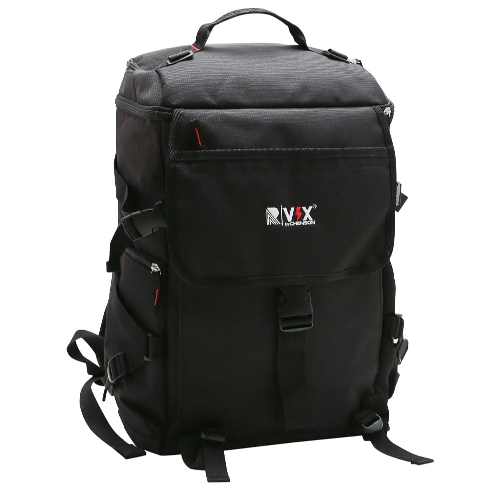 Mochila Grande Viagem Poliéster Republic Vix 8732220 Preto