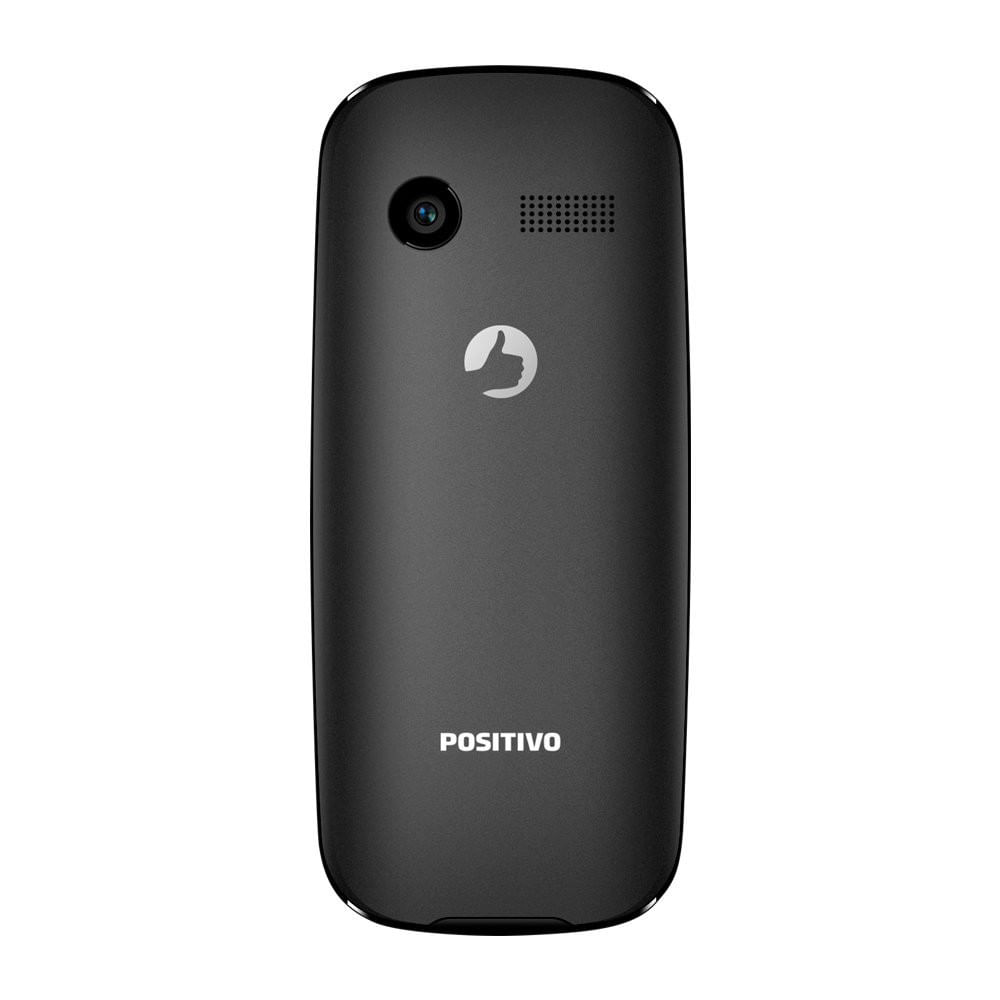 Celular Positivo P26 32MB Câmera VGA Tela 1.8 Polegadas Dual Chip Preto