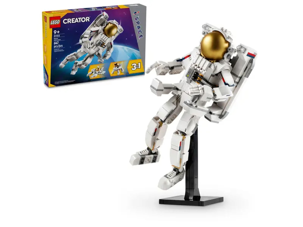 Lego Creator 3 em 1 Astronauta Espacial 647 peças - 31152