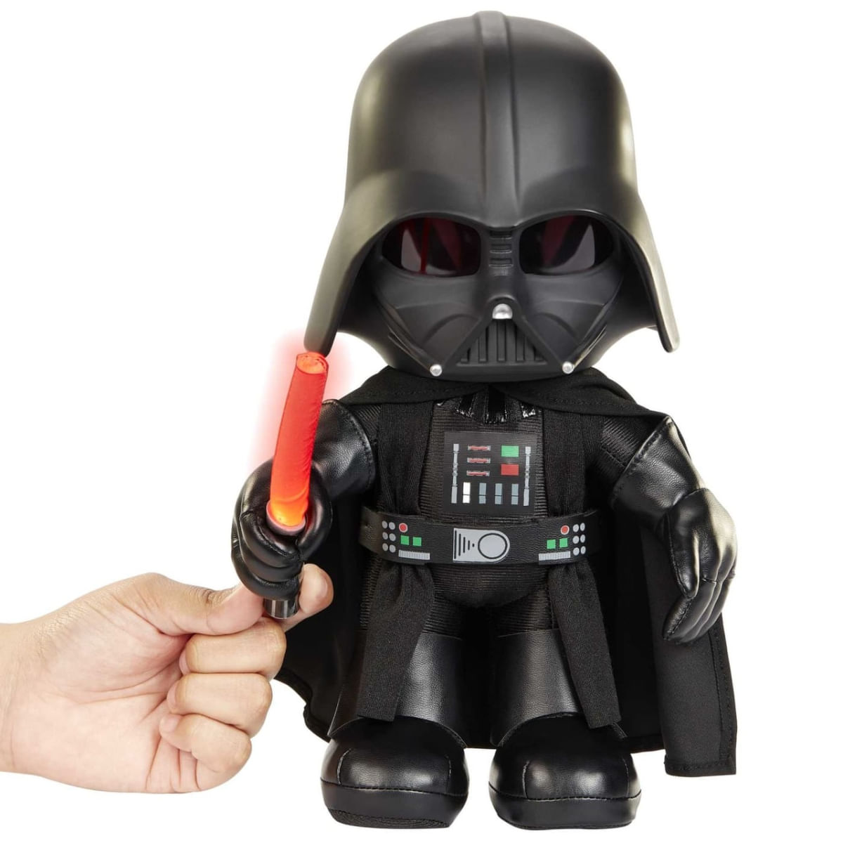 Star Wars Pelúcia Darth Vader Com Luz e Modificador de Voz - Mattel HJW21