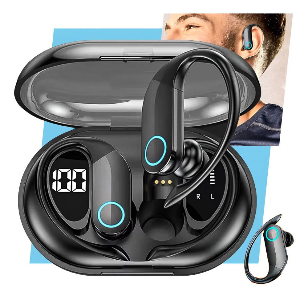 Fone Ouvido Bluetooth Tws Sem Fio 5.3 Esportivo Profissional