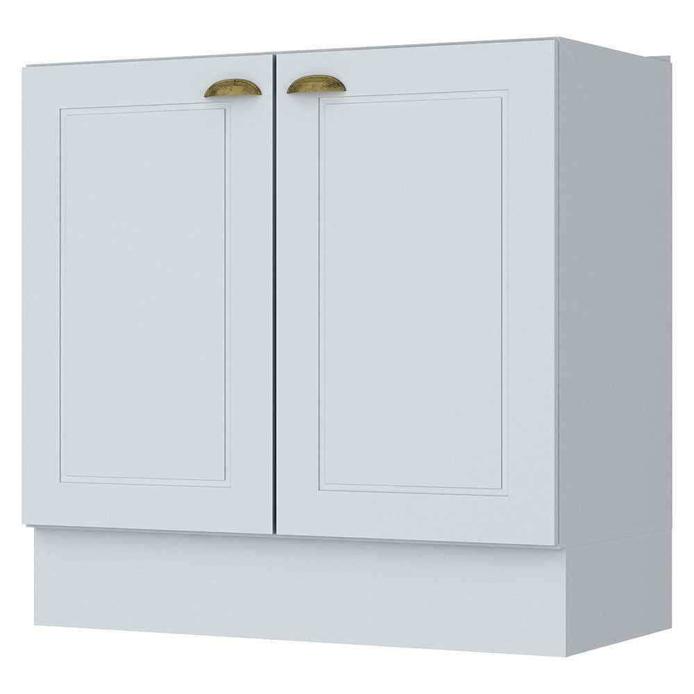 Balcão Multiuso 80 cm 2 Portas Americana C355 Henn Branco