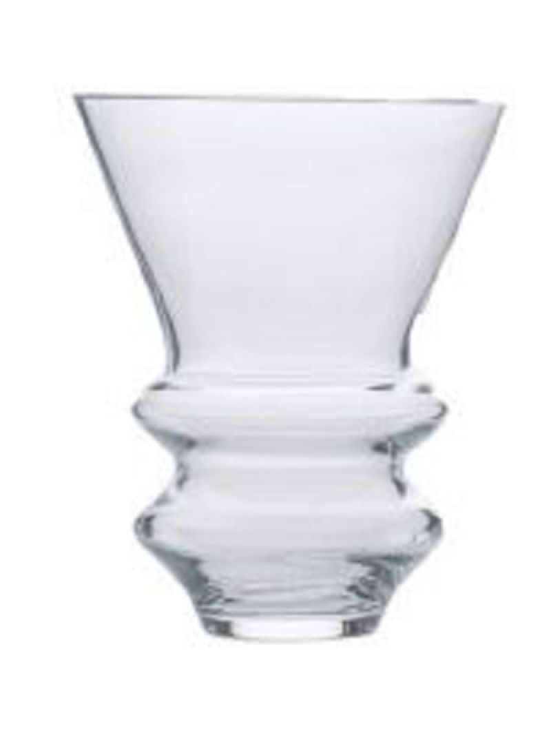 VASO 26 CM VIDRO CRISTAL ARRANJO DECORAÇÃO (MCD)