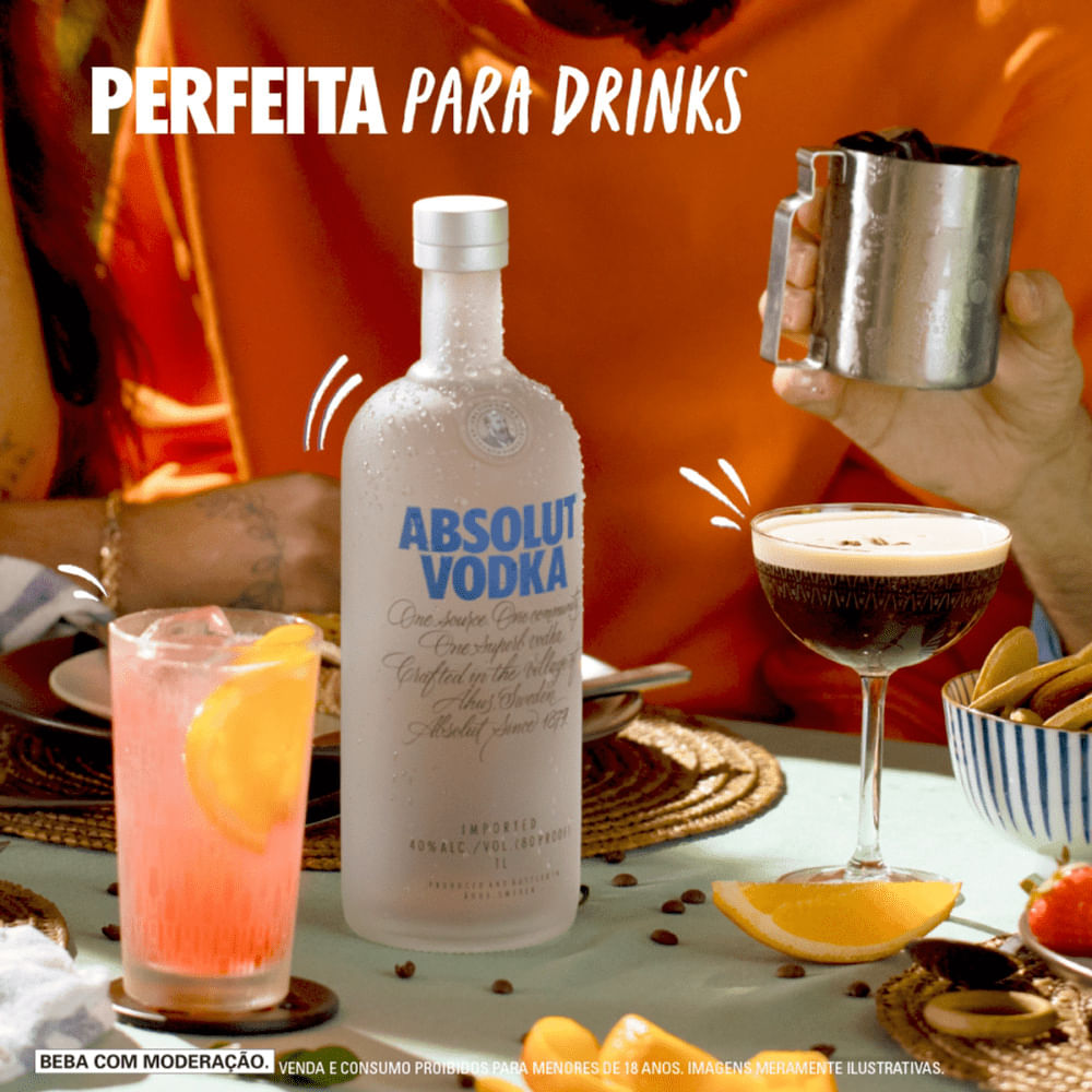 Vodka Absolut Tradicional 750ml