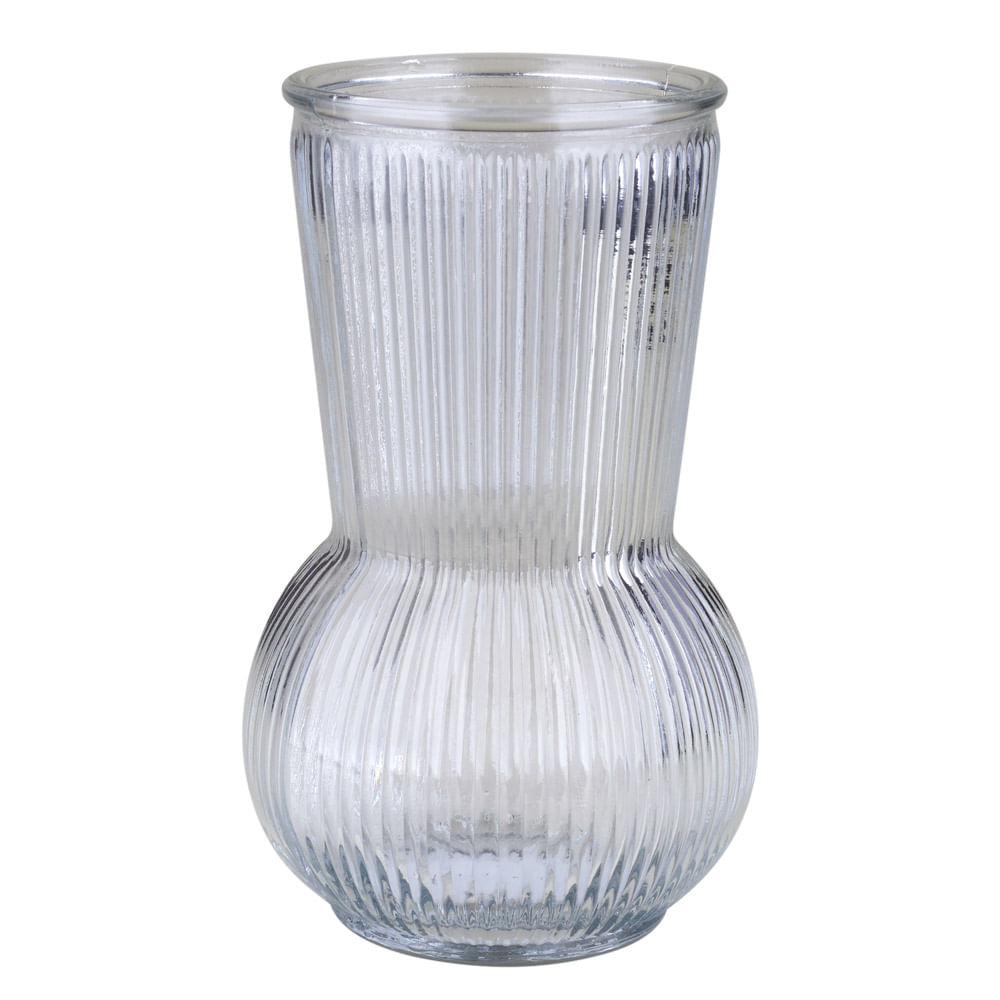 Vaso de Vidro Cazza Baloné 20cm