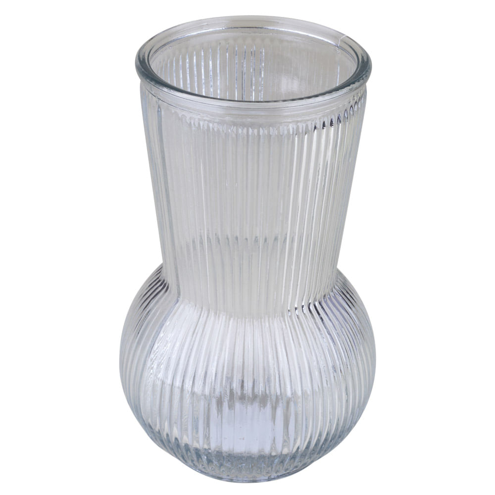 Vaso de Vidro Cazza Baloné 20cm