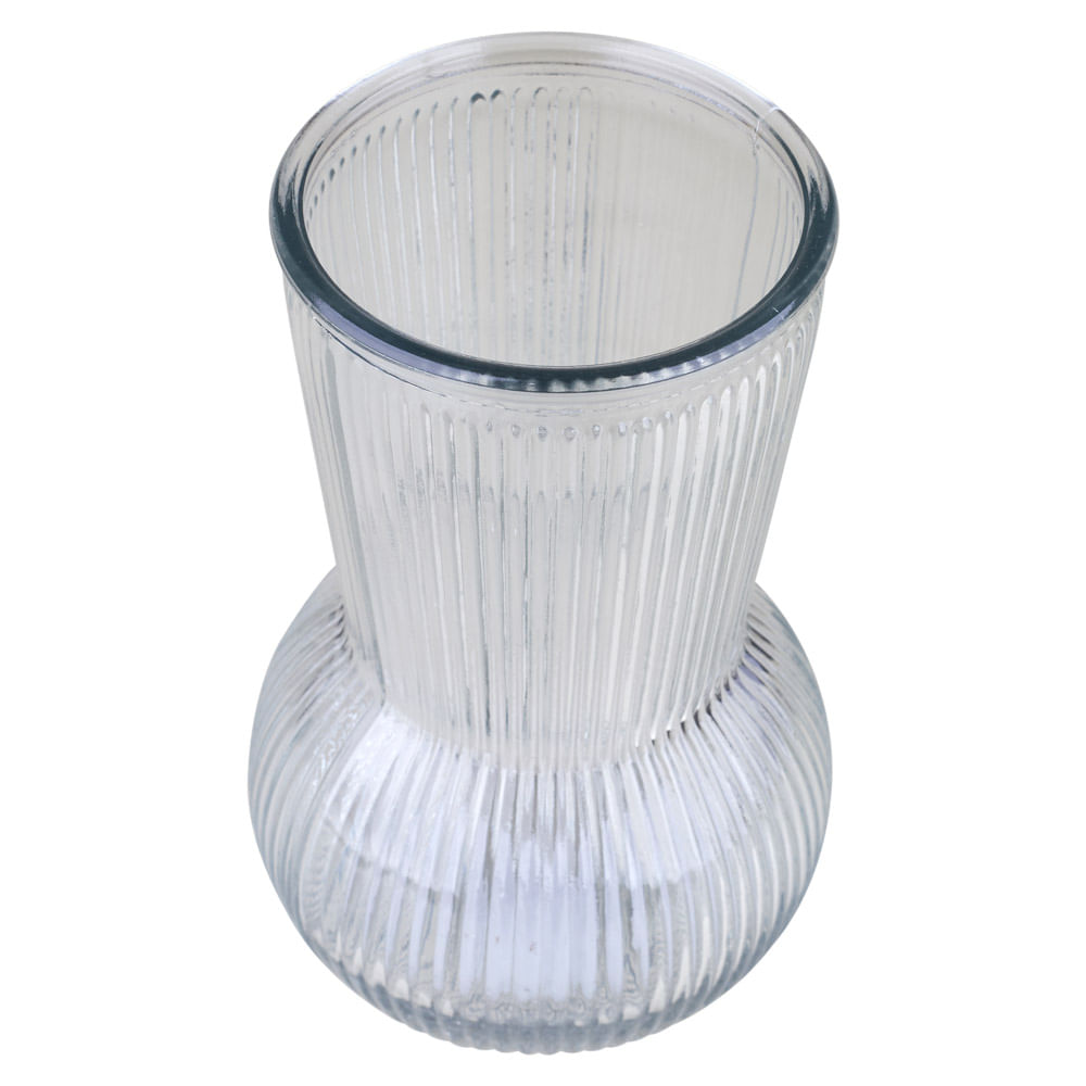 Vaso de Vidro Cazza Baloné 20cm