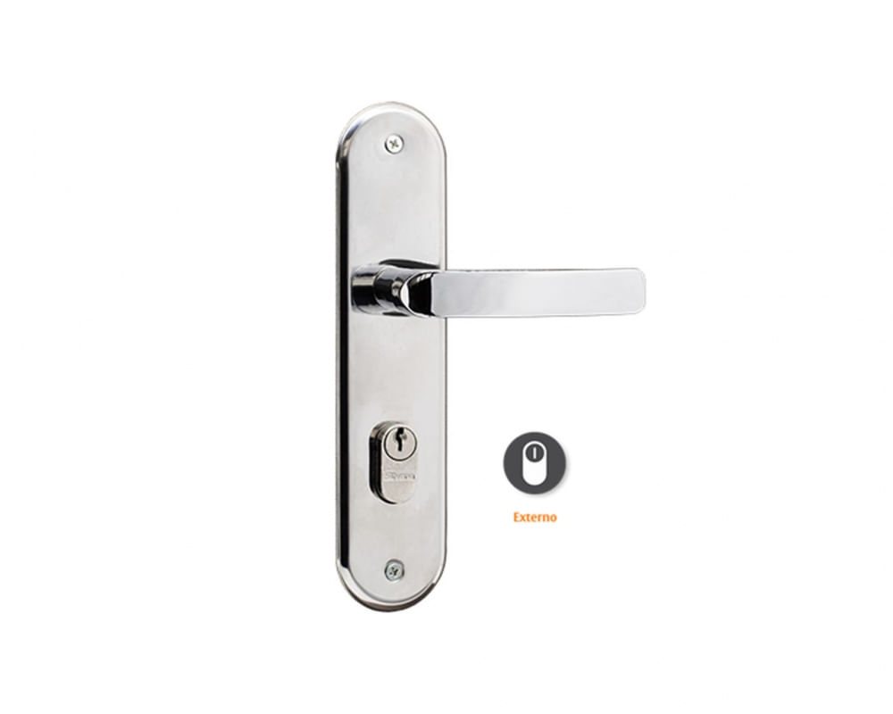 Fechadura Silvana Italy Ext Alav Cr 1301/102Zc
