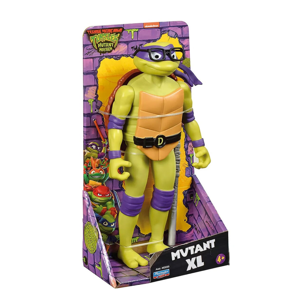 Boneco Tartaruga Ninja Donatello 23 Cm Caos Mutante - Sunny