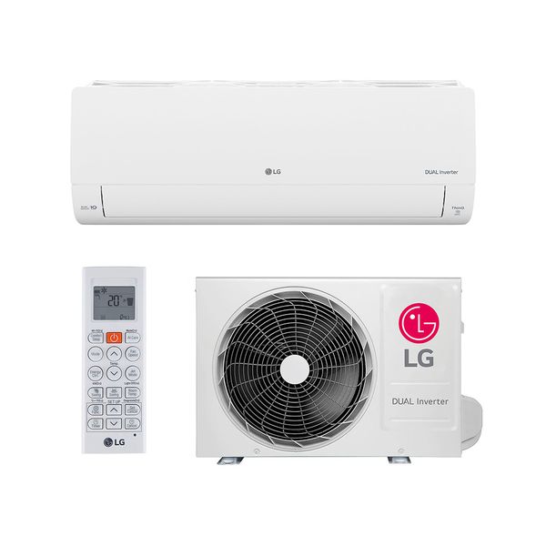 Ar Condicionado Split Hi Wall - Inverter R-32 - LG - Dual Inverter Voice +AI - 9.000 BTUs - Frio - 220V Monofásico