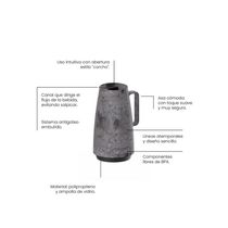 Bule Térmico Tramontina Exata em Plástico Marmorizado Cinza 500 ml
