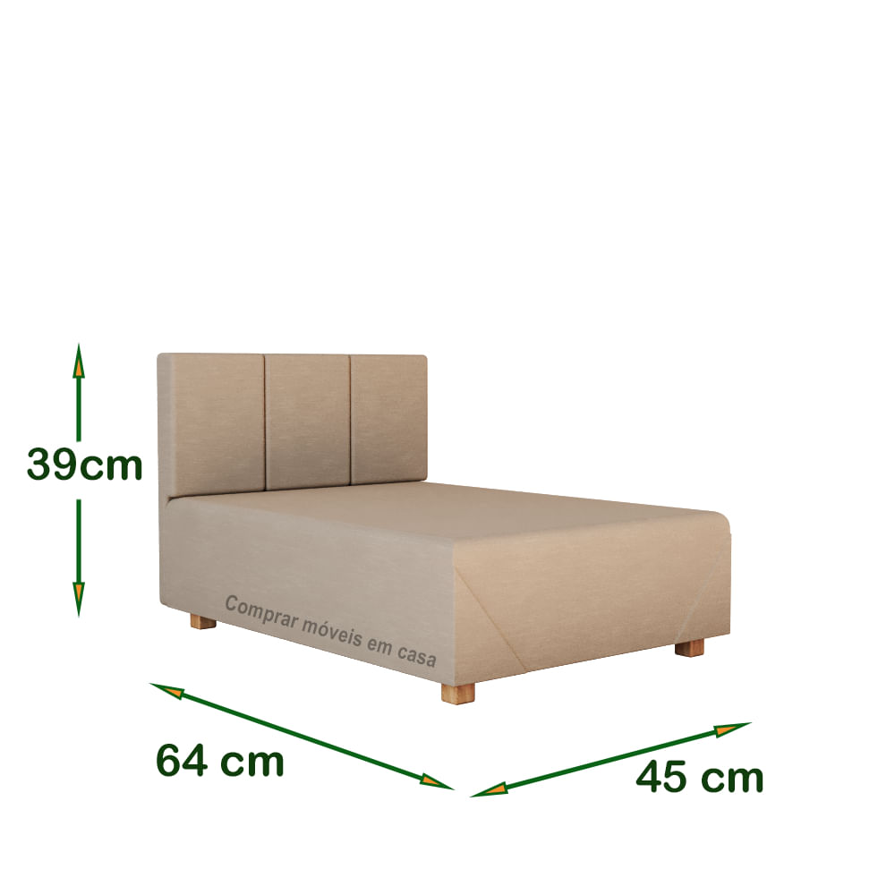 Cama Box Pet Cachorro Porte Menor 60 cm Magie Cor Bege - Comprar Moveis em Casa