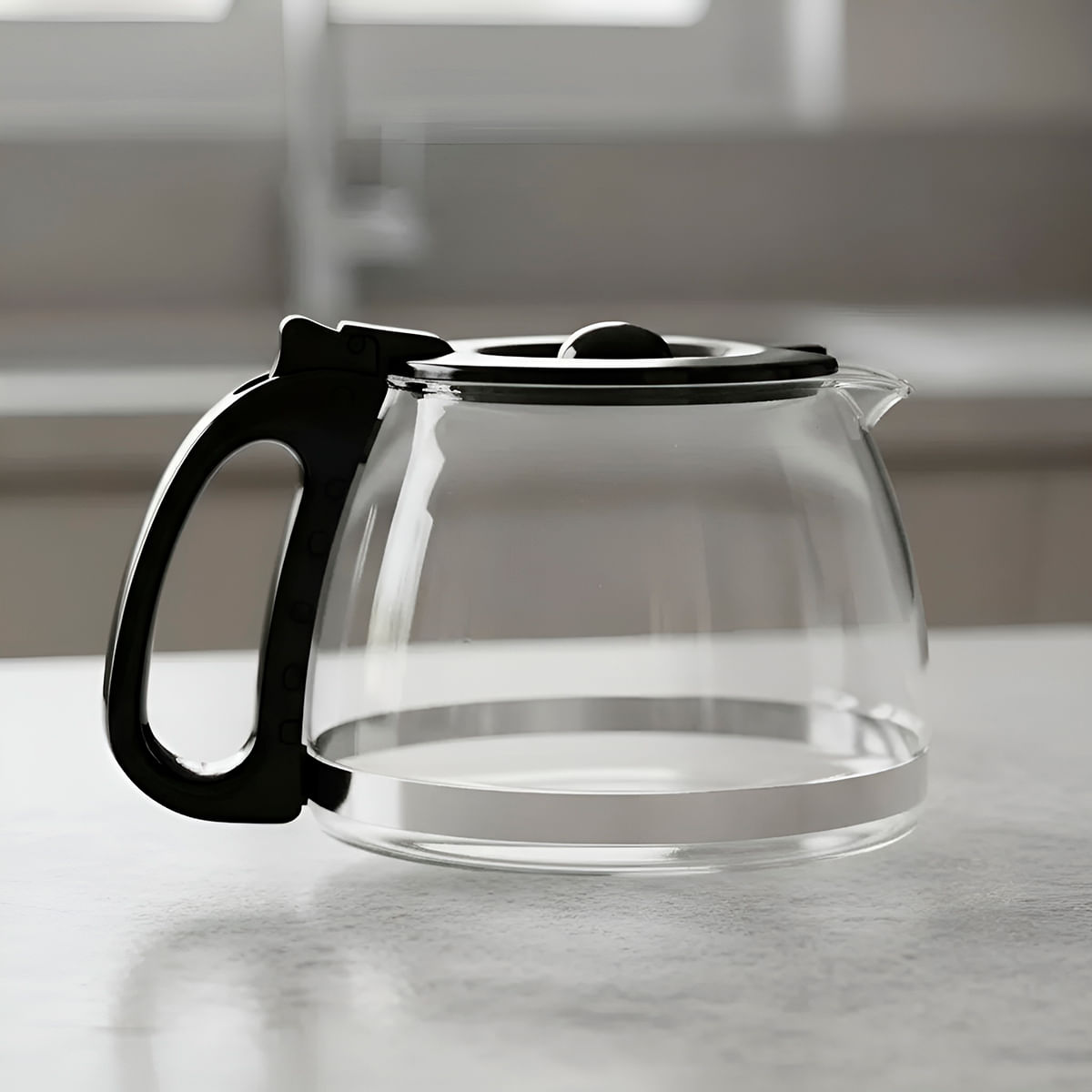 Encontraproduto.com.br - Cafeteria Elétrica Café Bebida 110v 15 Xícaras Preta com Sistema Corta-Pingos e Jarra de Vidro