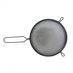 Peneira De Cozinha Fina Coador Inox Black 10 Cm - Mimo
