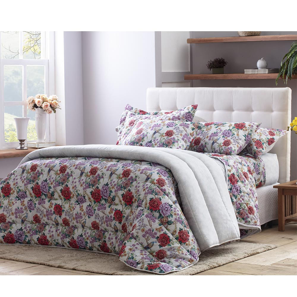 Jogo de Cama Queen Duplo 250x240cm Barbara 140F Realce Sultan