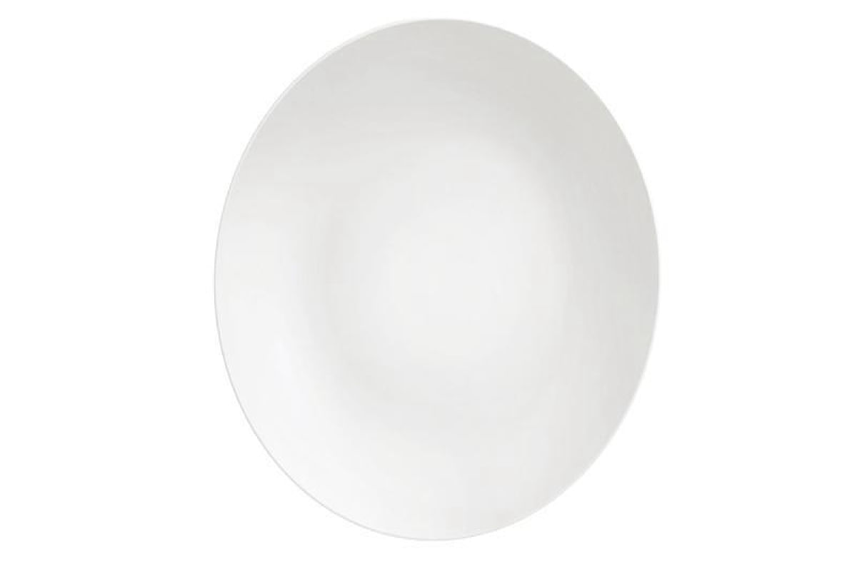 Prato Raso Bárbara em Porcelana Branca 28 cm Tramontina