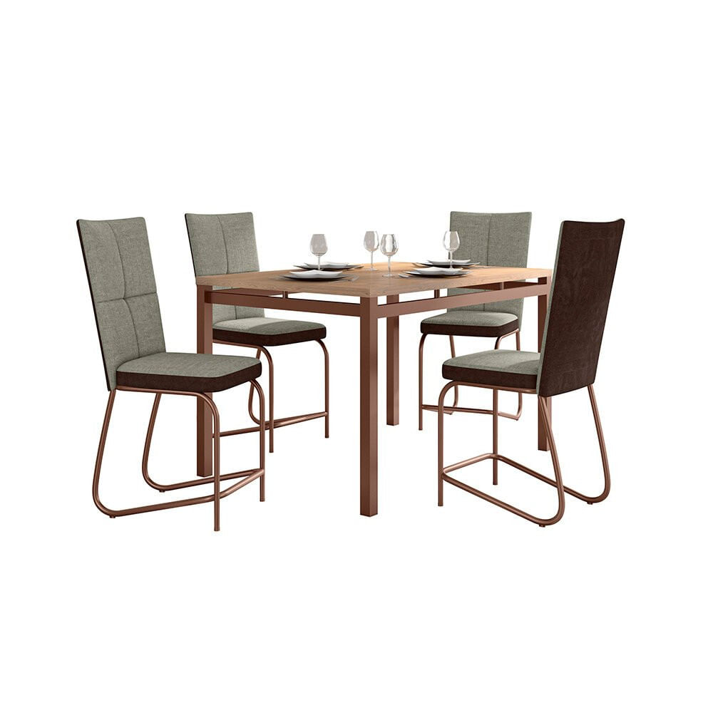 Conjunto de Mesa com 4 Cadeiras Valencia Fabone