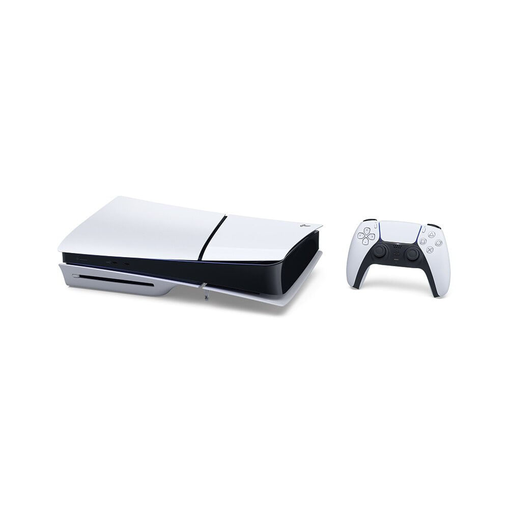 PlayStation 5 1T Slim com Disco e 2 Jogos Sony Branco