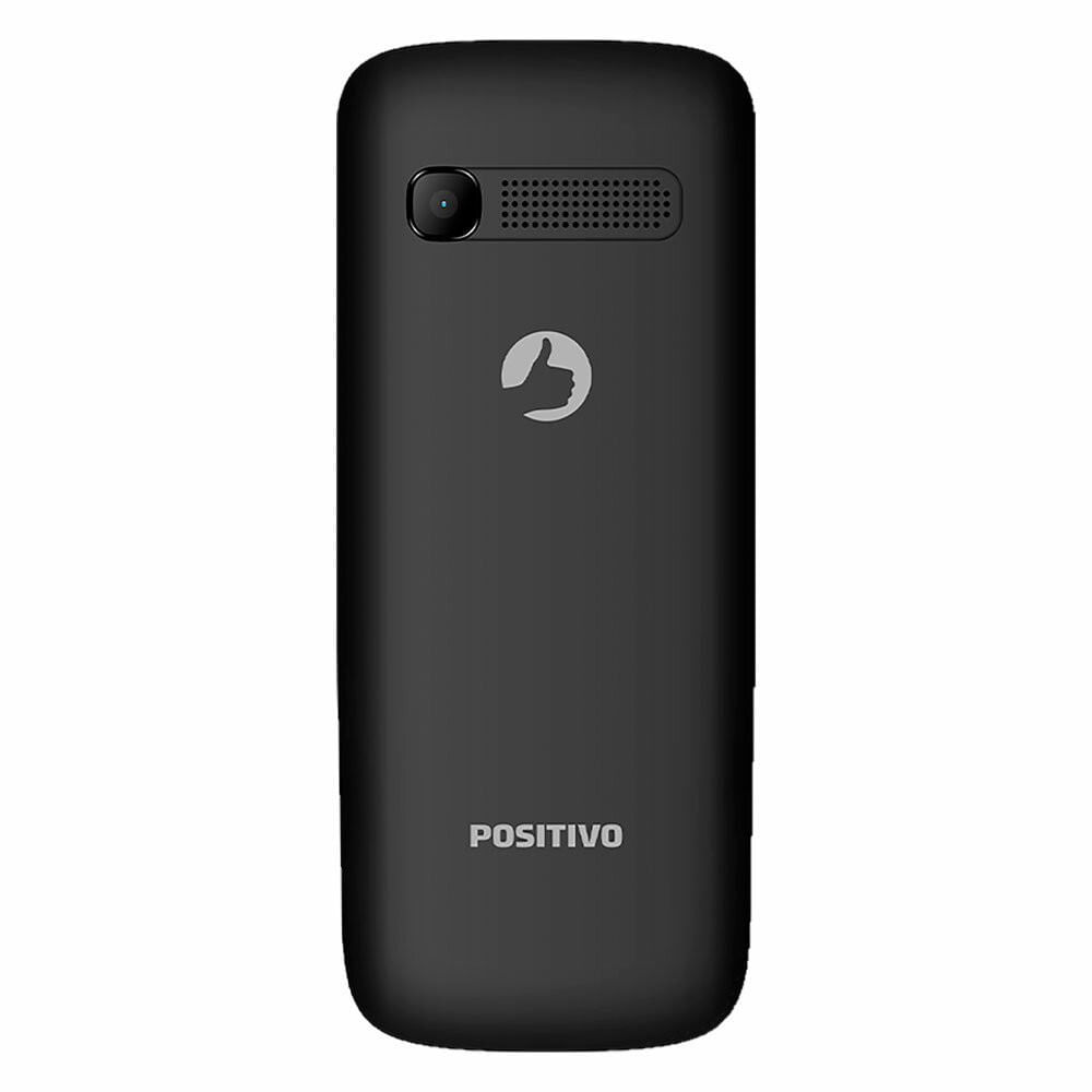 Celular P38 64MB RAM 3G Tela 2.8 Dual Chip Positivo Preto