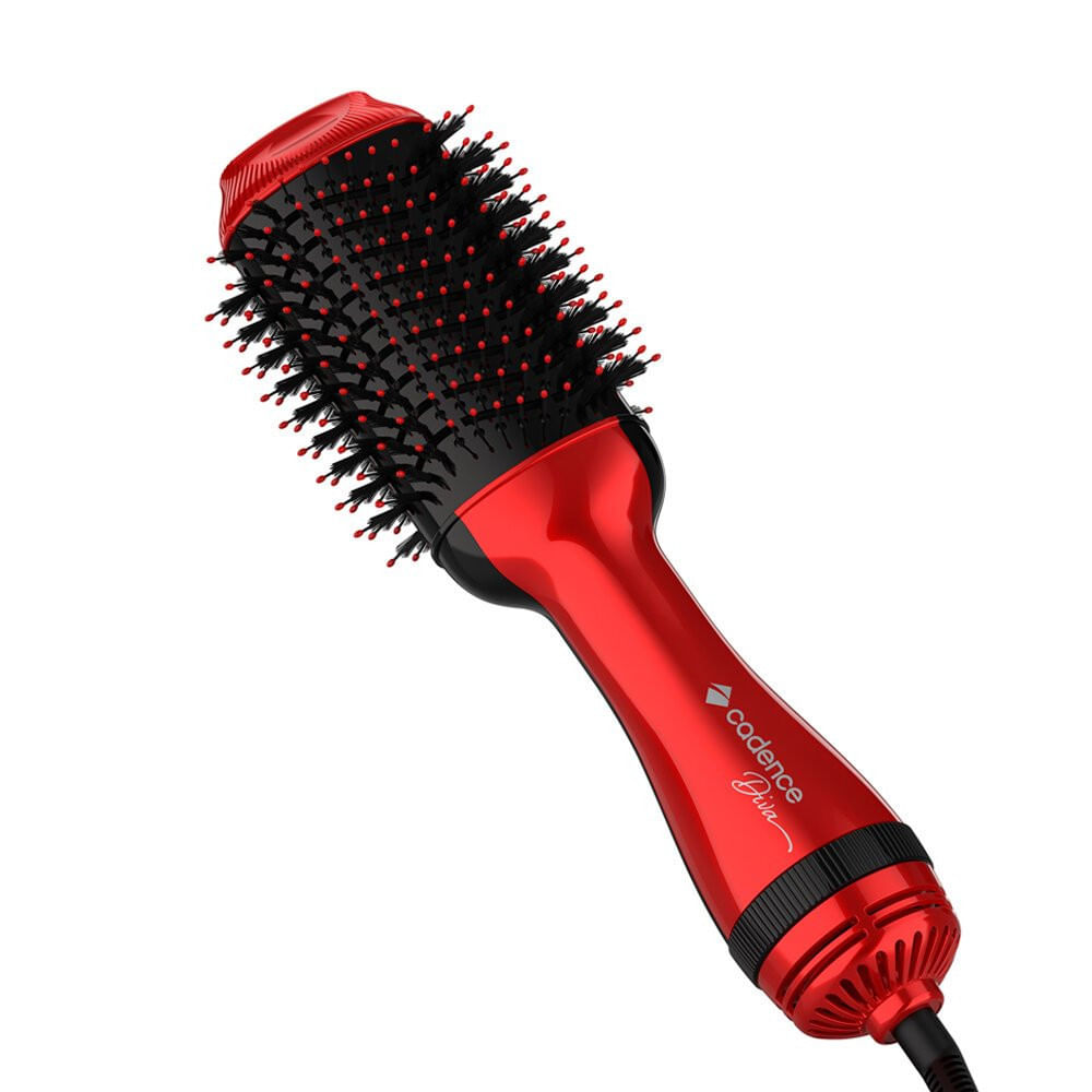 Escova Secadora Diva Revestimento Cerâmico e com 3 Niveis de Temperatura Cadence Vermelho / 220V