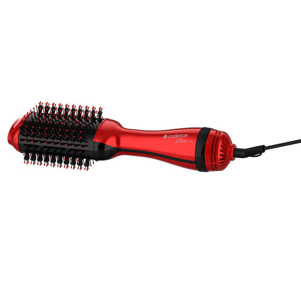 Escova Secadora Diva Revestimento Cerâmico e com 3 Niveis de Temperatura Cadence Vermelho / 220V