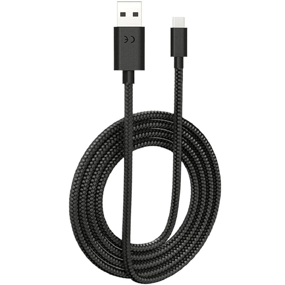 Encontraproduto.com.br - Cabo Usb Tecido 1 Metro Flexível Para Samsung S20 Ultra