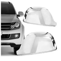 Jogo Aplique Capa Cromada Retrovisor Volkswagen Amarok 2019