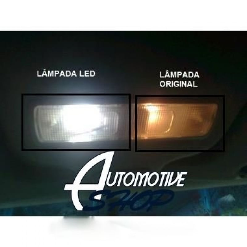 Lampada Torpedo de 6 Leds 42mm super branco - unidade