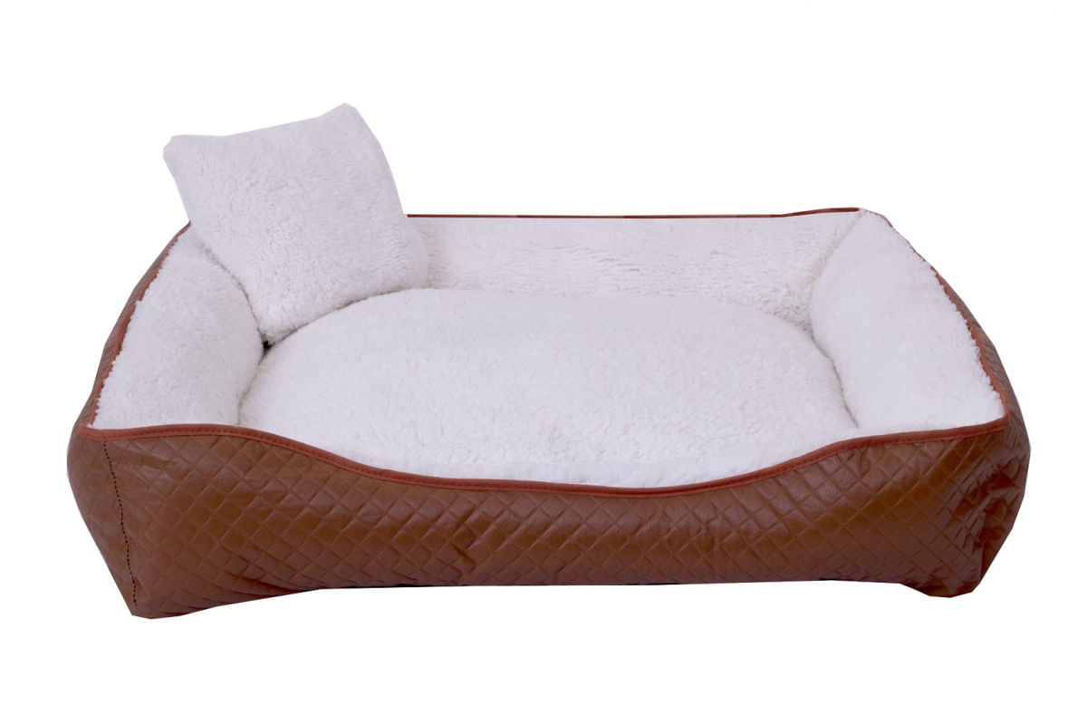 Cama Pet Sherpa Tam: M Caramelo