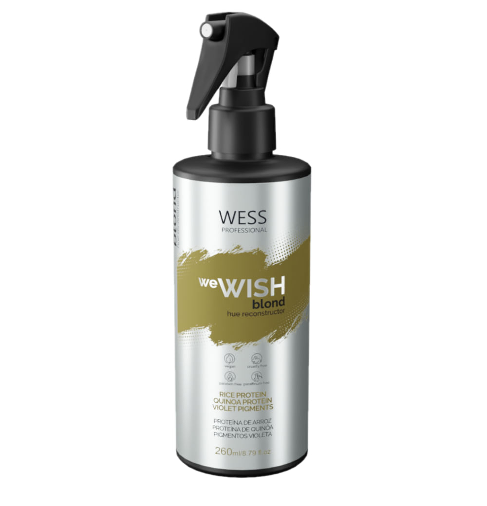 Wess we WISH Reconstrutor Matizante BLOND - 260ml