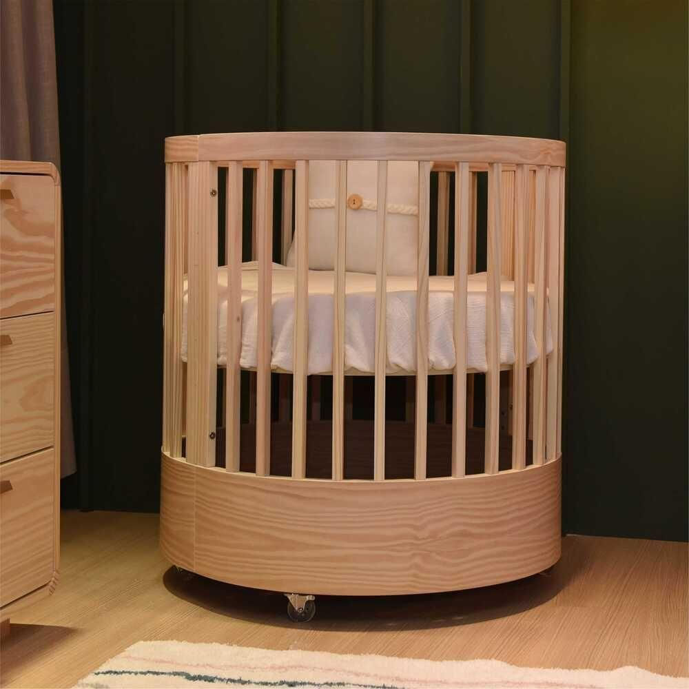 Berço Infantil Progressivo Wave 3 Em 1 Divicar Nature