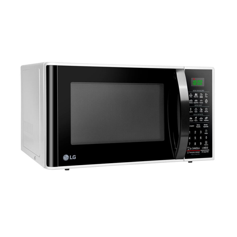 Forno Micro-ondas Easy Clean MS3091BCA 30 Litros 800W LG Branco / 220V