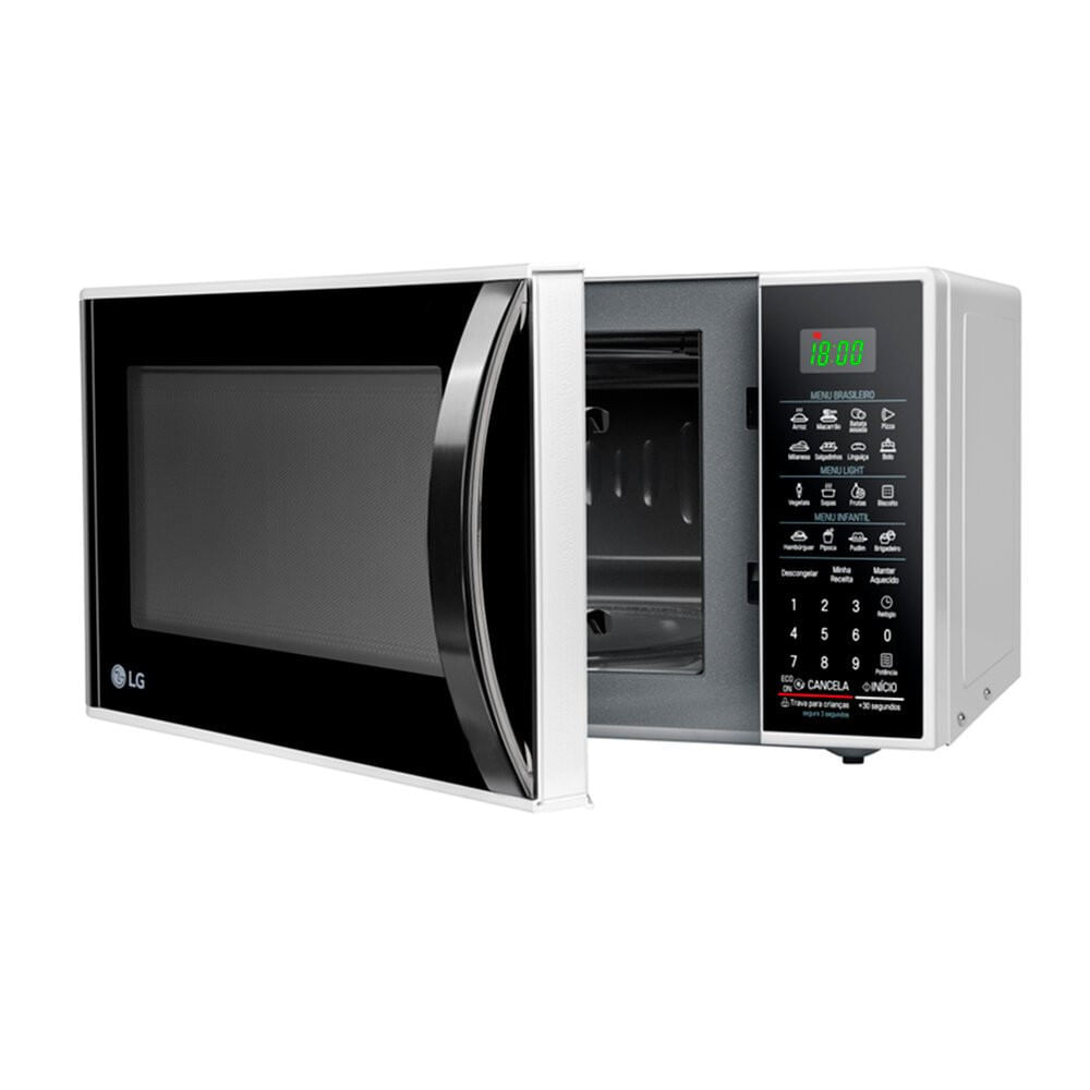 Forno Micro-ondas Easy Clean MS3091BCA 30 Litros 800W LG Branco / 220V