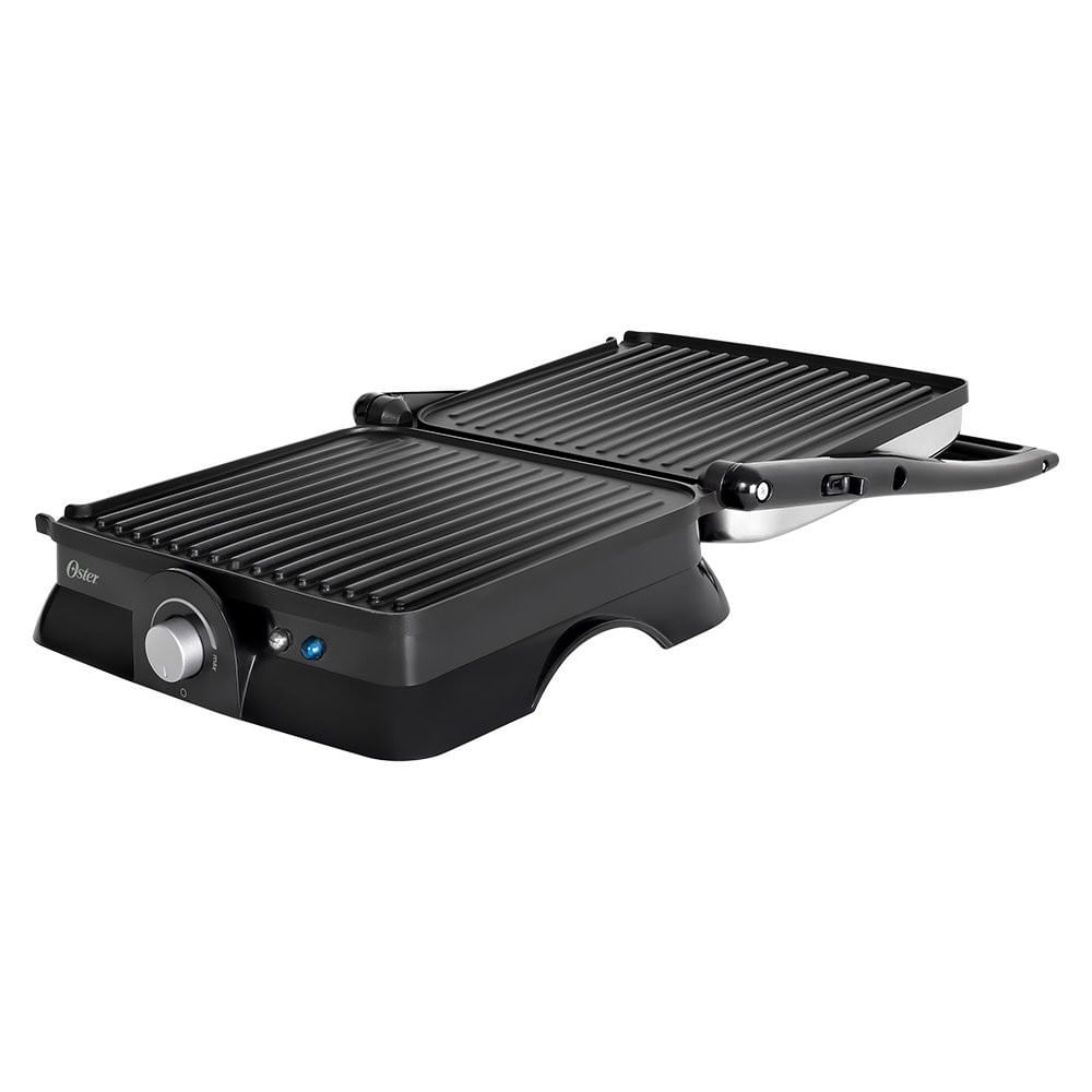 Grill Sanduicheira Multiuso Antiaderente Com Alça Oster Inox / 220V