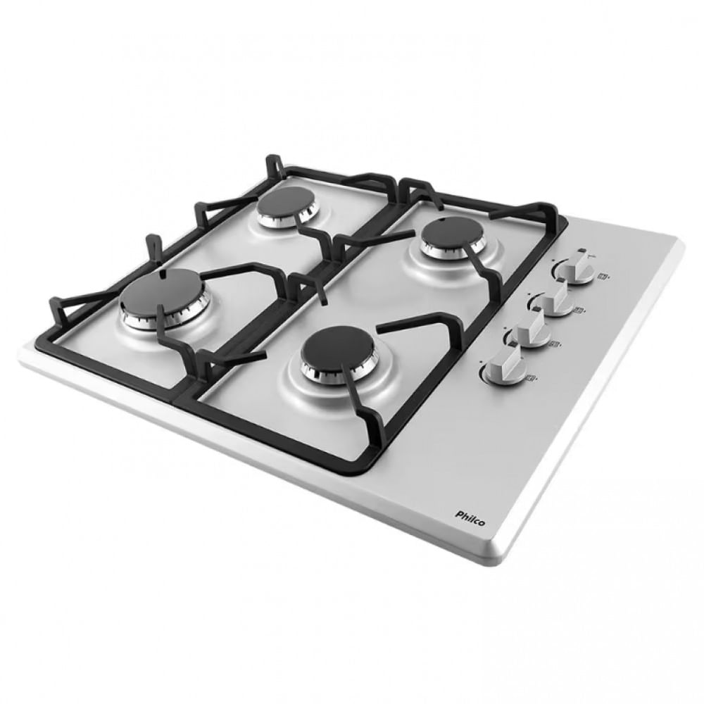 Cooktop a Gás Philco PCT04I 4 Bocas com Acendimento Automático