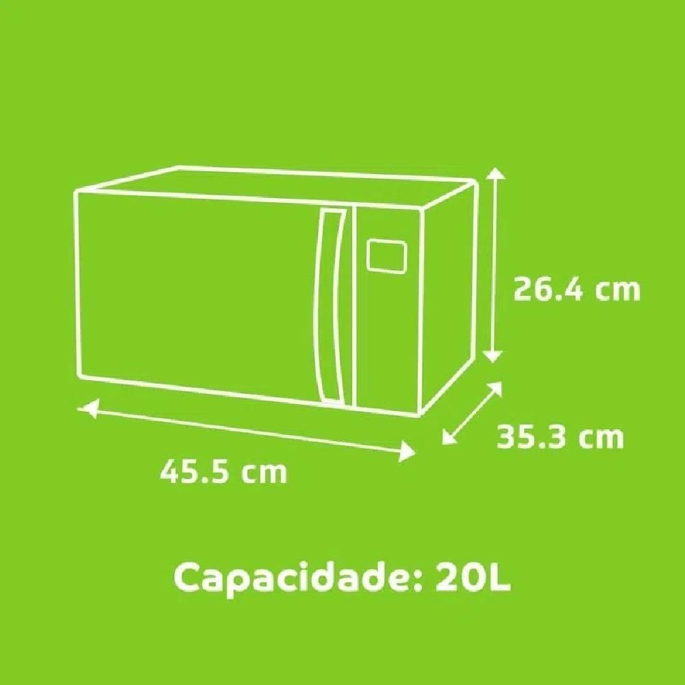 Micro-ondas Consul 20 Litros Com Função Descongelar Branco CMA20BB 220V