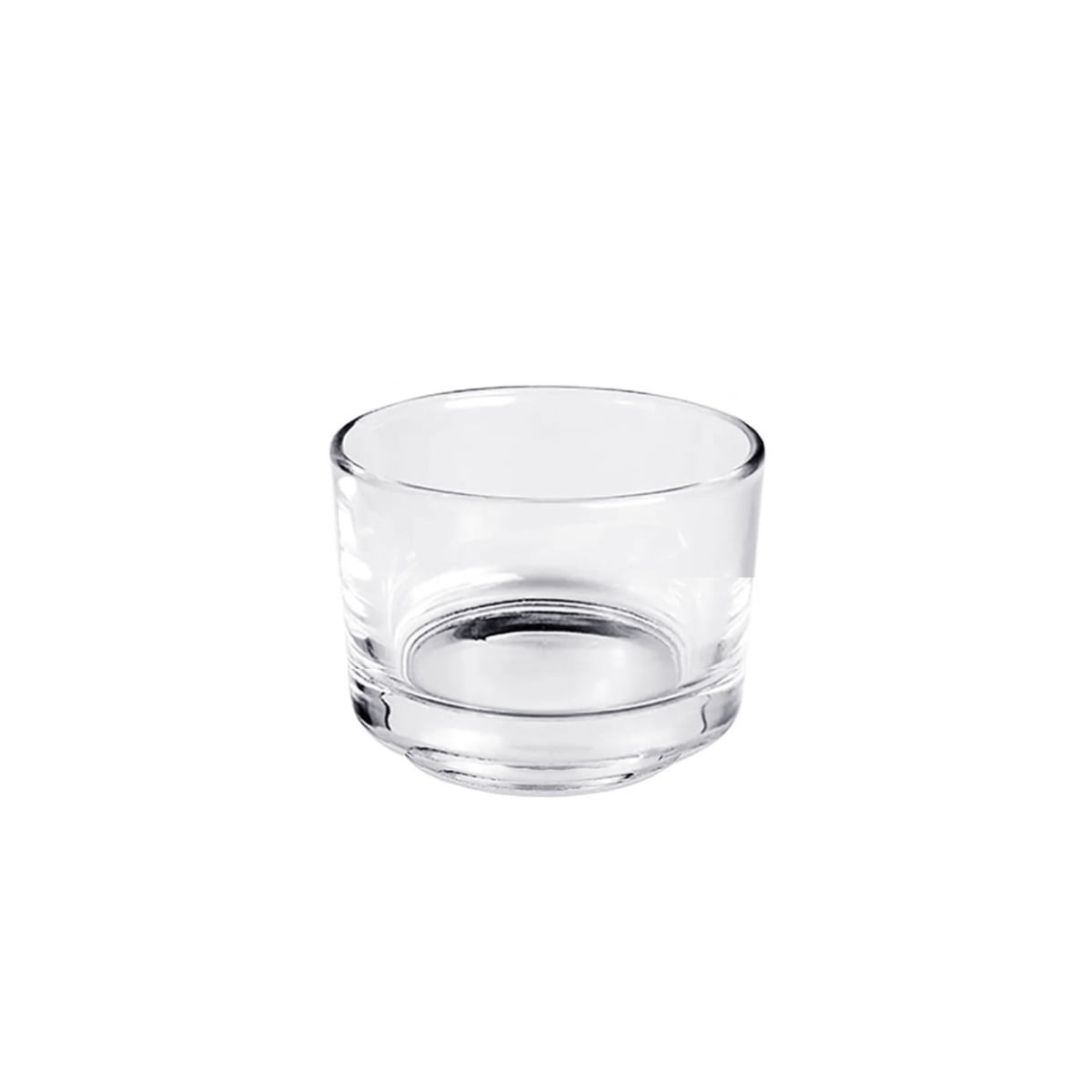 Pote Porta Vela Algodao Vidro Mini Vaso Redondo 180ml