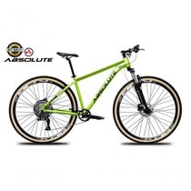 Bicicleta Aro 29 Nero 5 Peças Inteira Absolute 12v Garfo Com Trava K7 11-52d Freio Hidráulico Verde