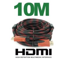 Cabo HDMI 1.4 Full HD 1080p de 10 Metros Reforçado com Malha e Filtro