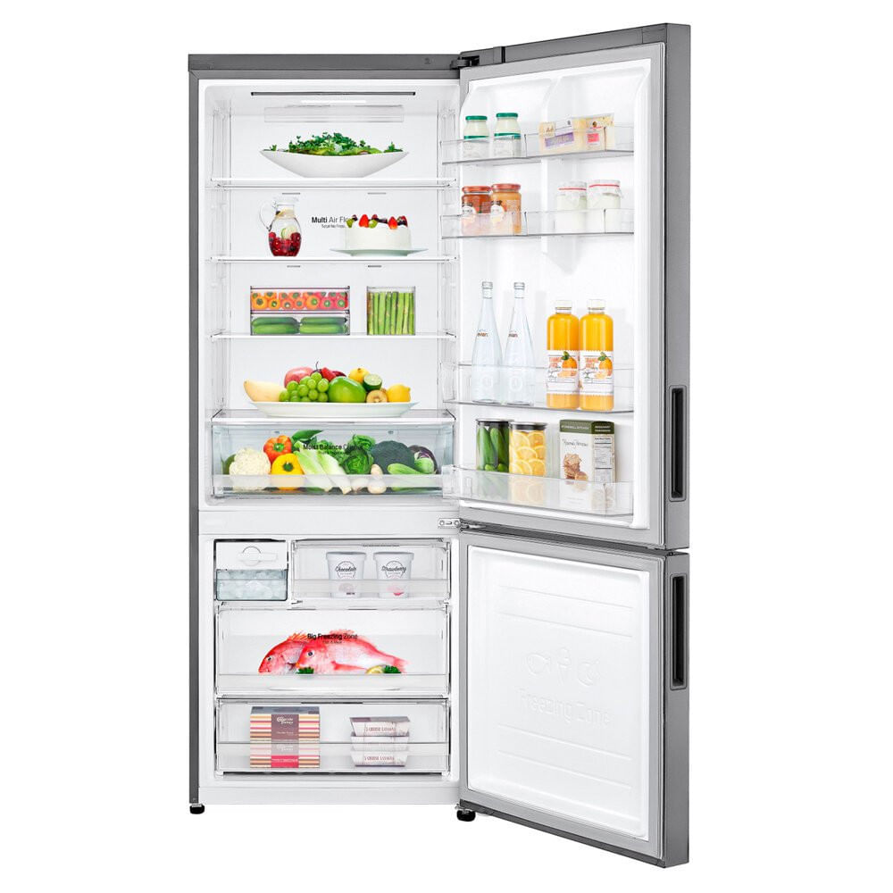 Geladeira Smart Inverse GCB569NLL 2 Portas 451 Litros LG Inox / 220V